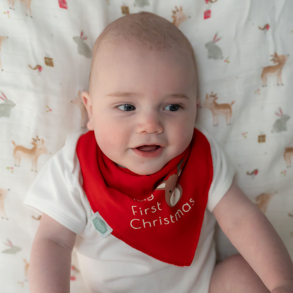 Christmas Reindeer & Rabbit Single Muslin - Image 5