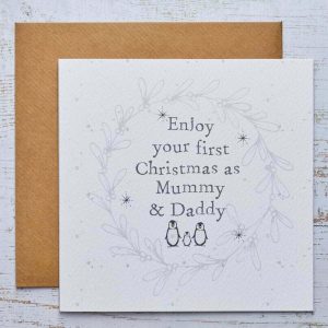 First Christmas as Mummy & Daddy Greeting Card