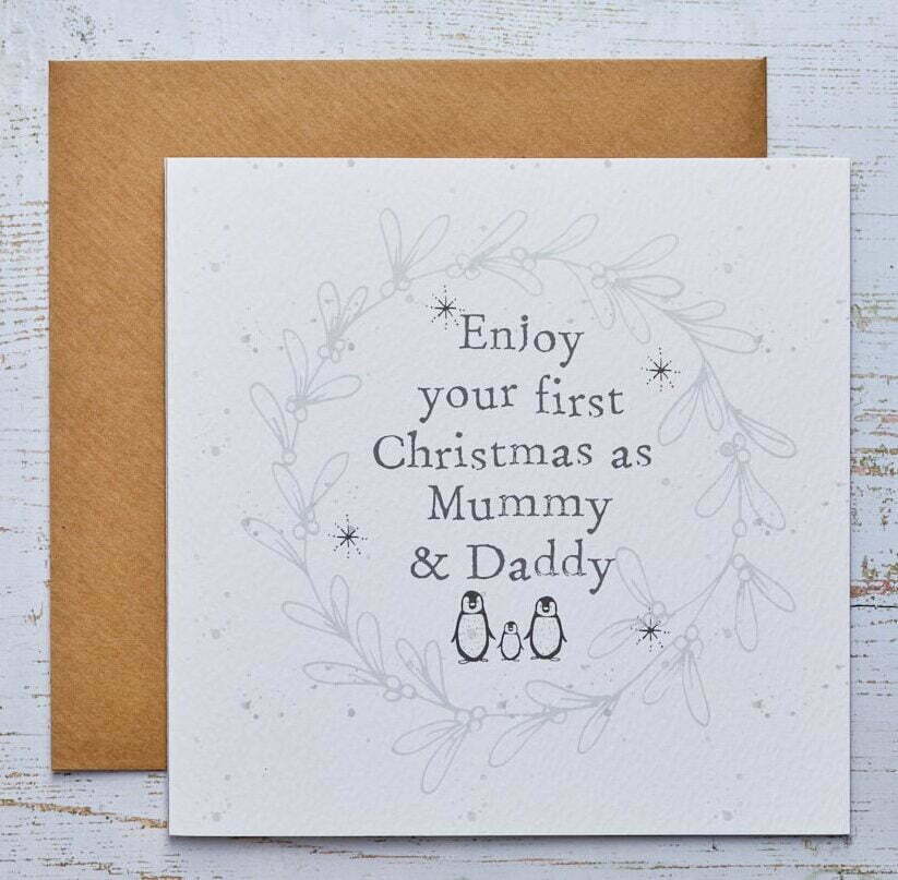First Christmas as Mummy & Daddy Greeting Card