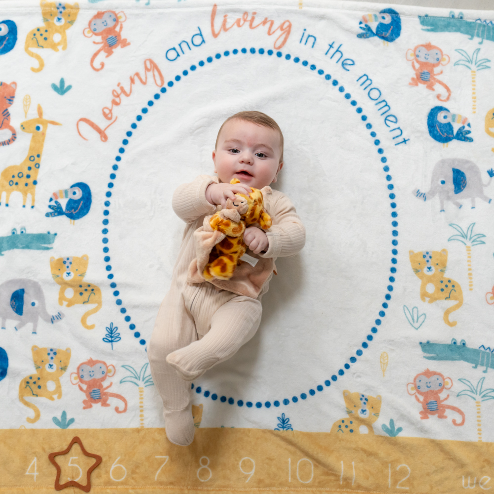 Savanna Animals Safari Milestone Blanket - Image 5