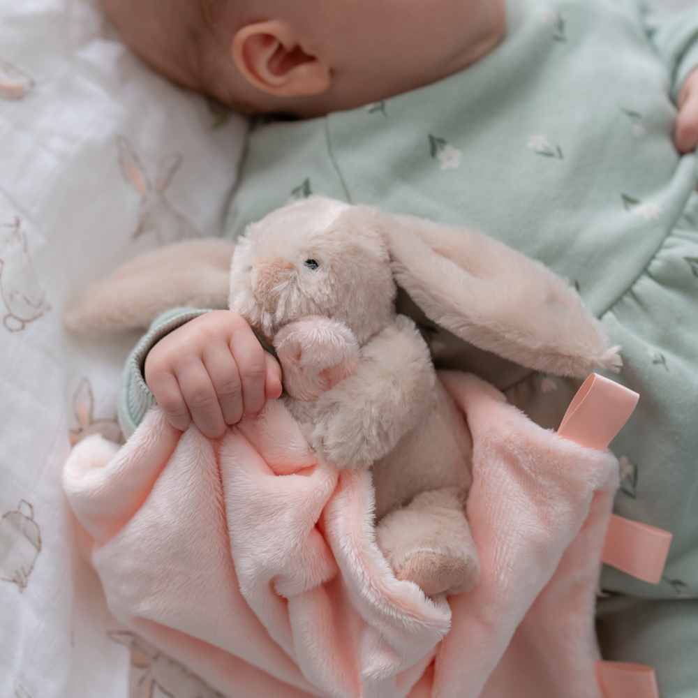 Beige Bunny Plush Comforter Blanket - Image 3