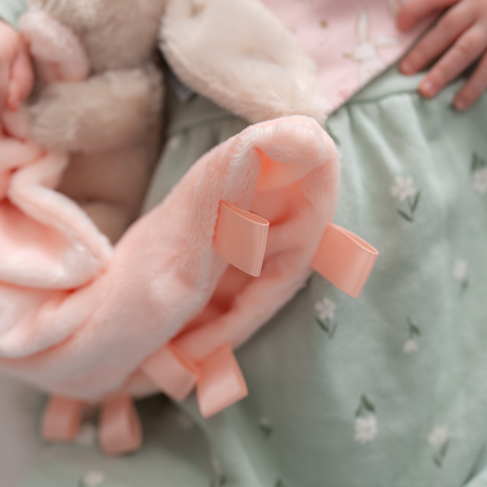 Beige Bunny Plush Comforter Blanket - Image 5