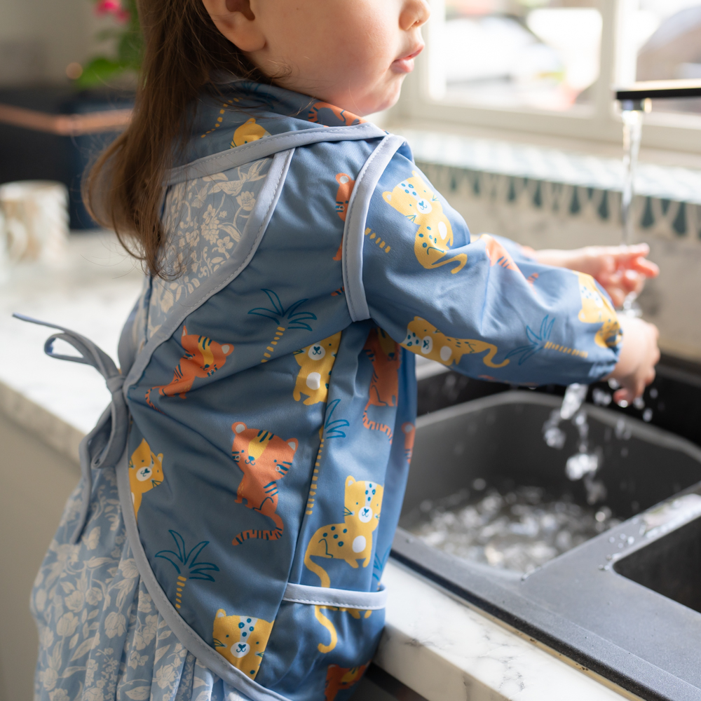 Coverall Feeding Bib Tigers and Leopards - Image 10