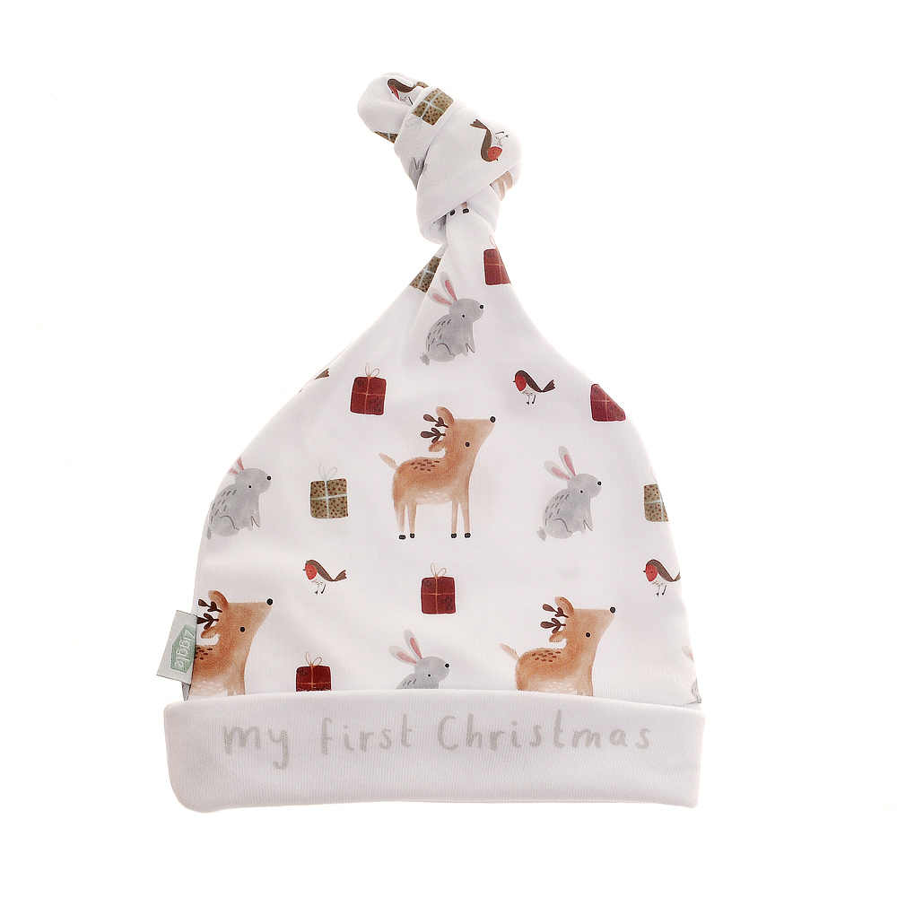 My First Christmas Winter Animals Hat