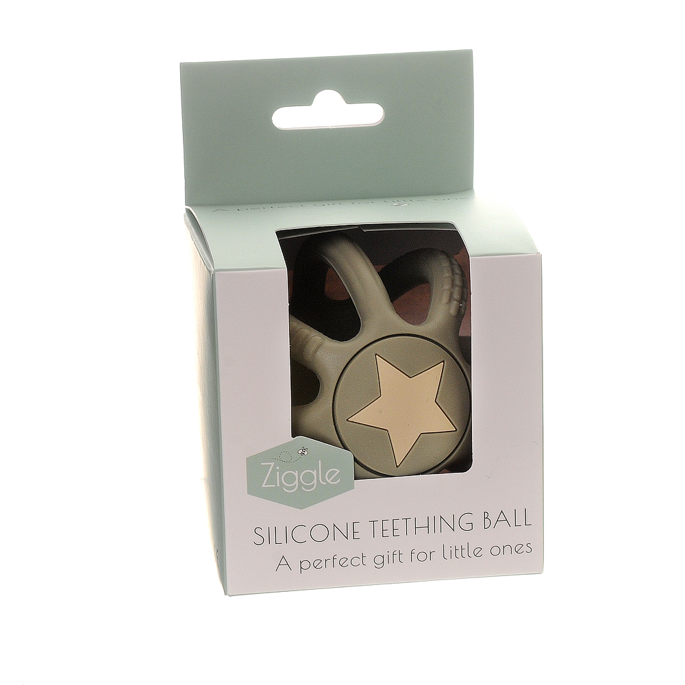 Silicone Teether Ball grey - Image 2