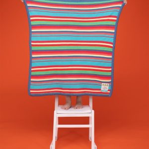 Multi Colour Cosatto Knitted Stripe Blanket