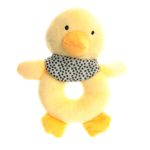 Duck Plush Baby Rattle
